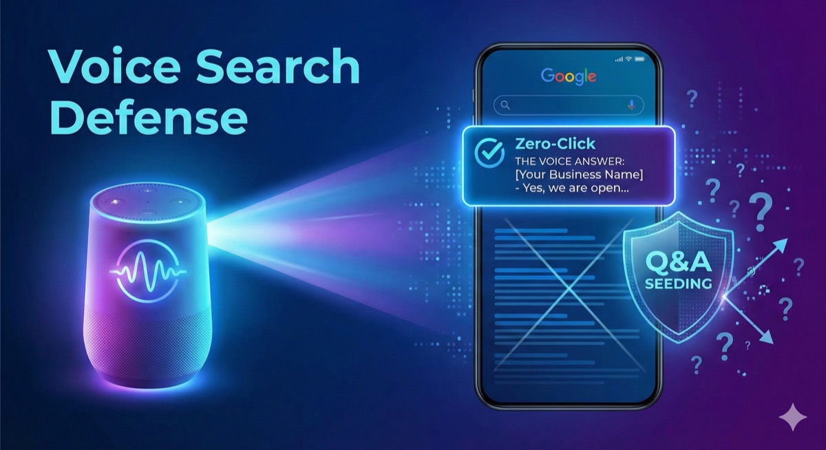 Voice Search Defense: Winning the 'Zero-Click' Battle with Q&A Seeding